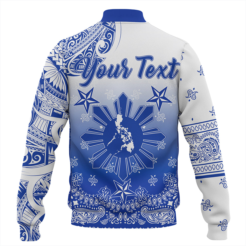 Philippines Baseball Jacket Custom Pattern With Paisley Style