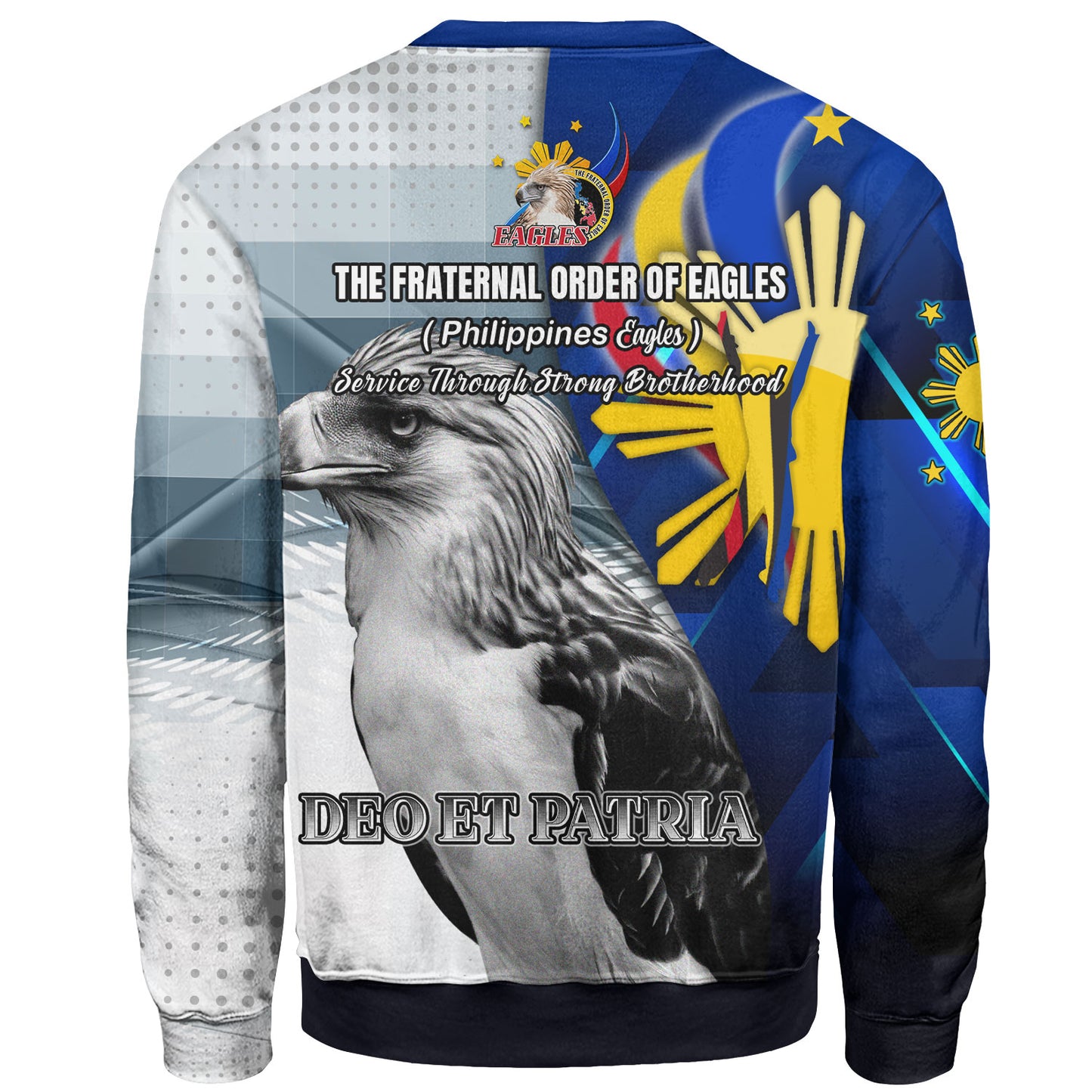 Philippines Sweatshirt - Philippines Eagles Curve Style