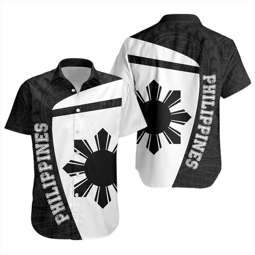 Philippines Filipinos Short Sleeve Shirt Tribal Spring Style