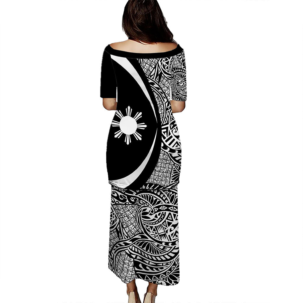 Philippines Filipinos Puletasi Coat Of Arms Lauhala Circle Style