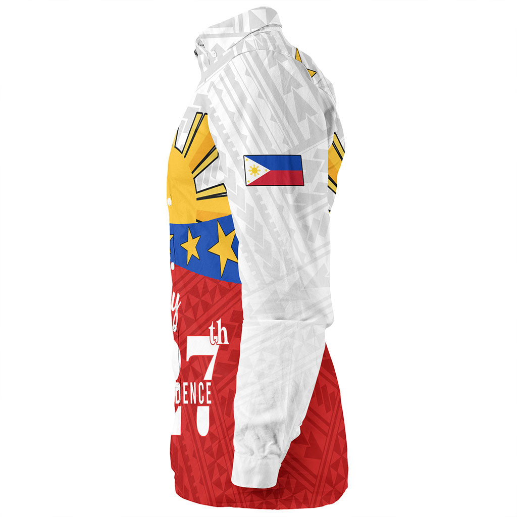 Philippines Filipinos Long Sleeve Shirt Happy Independence Day