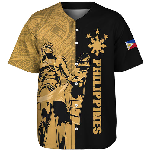 Philippines Filipinos Baseball Shirt Lapu Lapu Star Tribal