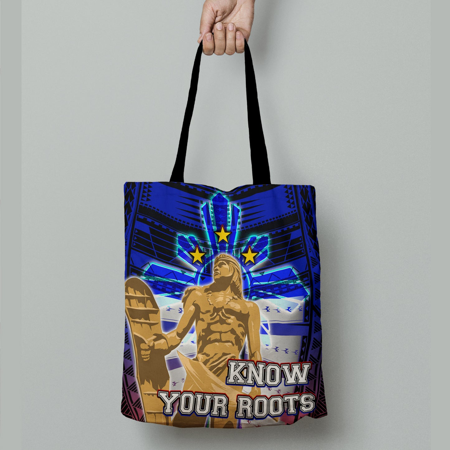 Philippines Filipino Lapu Lapu Know Your Roots Tote Bags