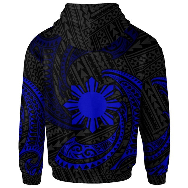 Philippines Hoodie - Gold Tribal Wave