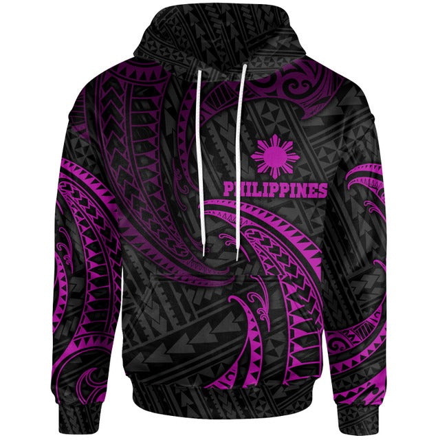 Philippines Hoodie - Gold Tribal Wave