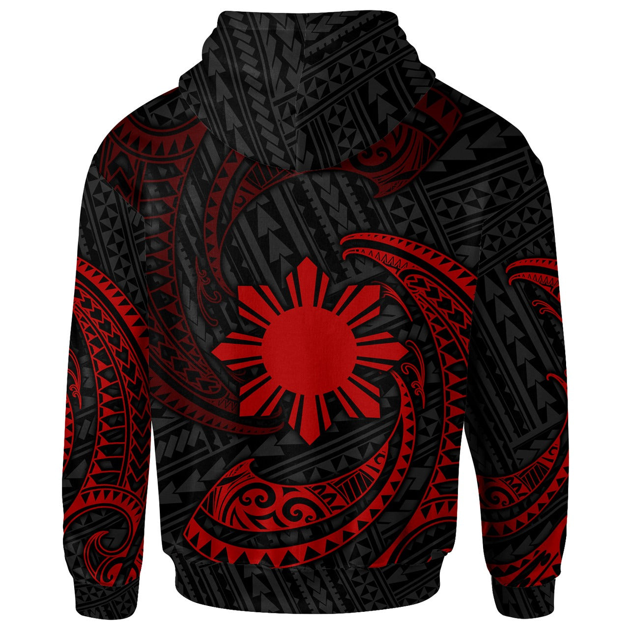 Philippines Hoodie - Gold Tribal Wave