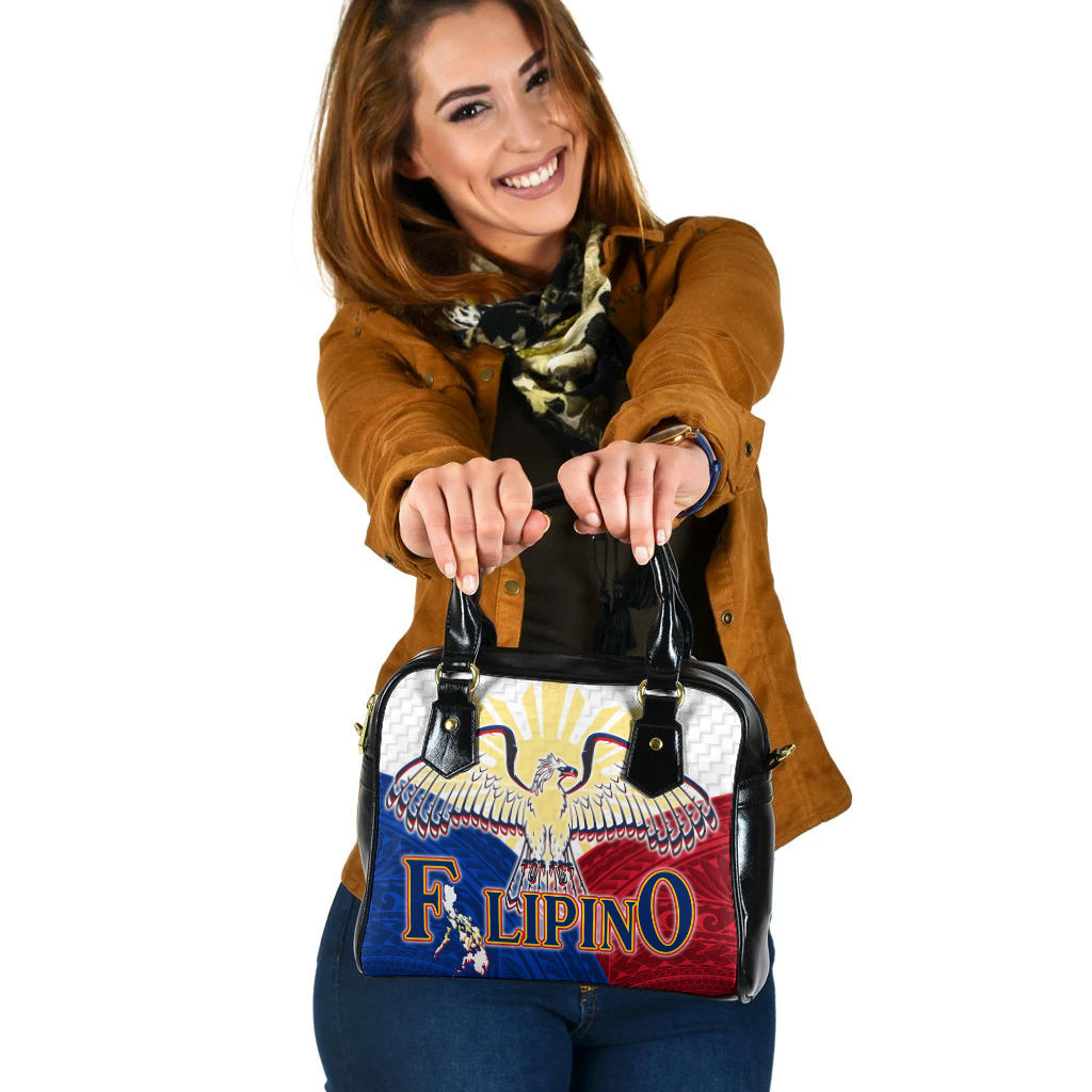Philippines Filipinos Nation Birds With Sun And Stars Style Shoulder Handbags