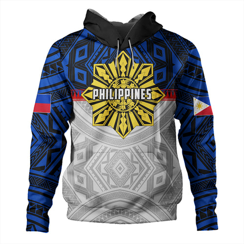 Philippines Hoodie Filipino Tribal Sun Flag