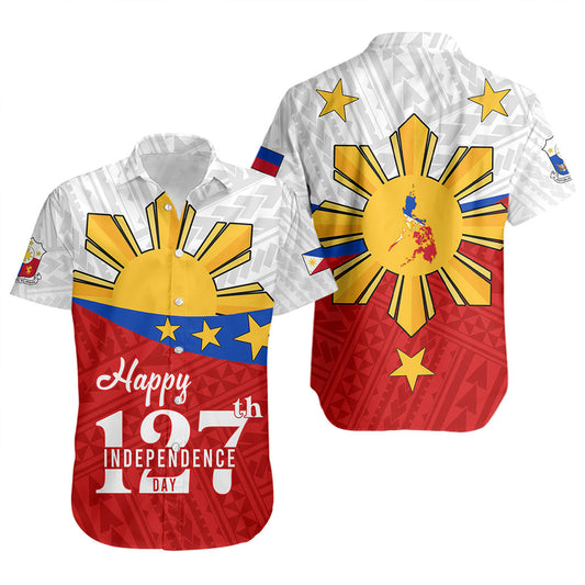 Philippines Filipinos Short Sleeve Shirt Happy Independence Day