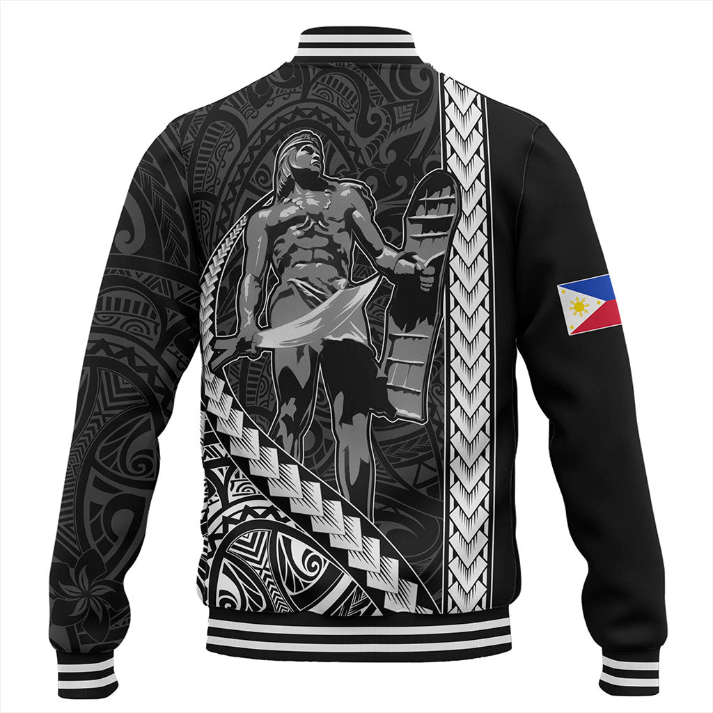 Philippines Filipinos Baseball Jacket Tribal Polynesia Lapu Lapu