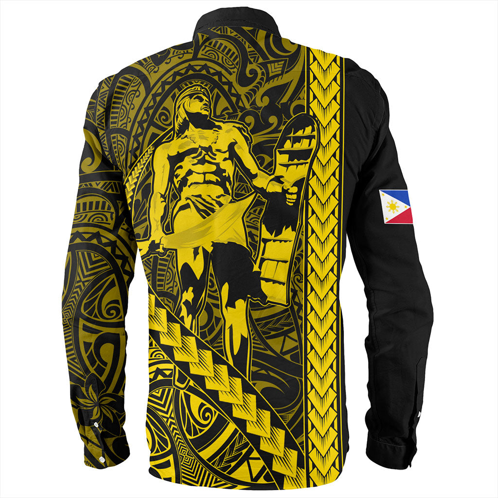 Philippines Filipinos Long Sleeve Shirt Tribal Polynesia Lapu Lapu