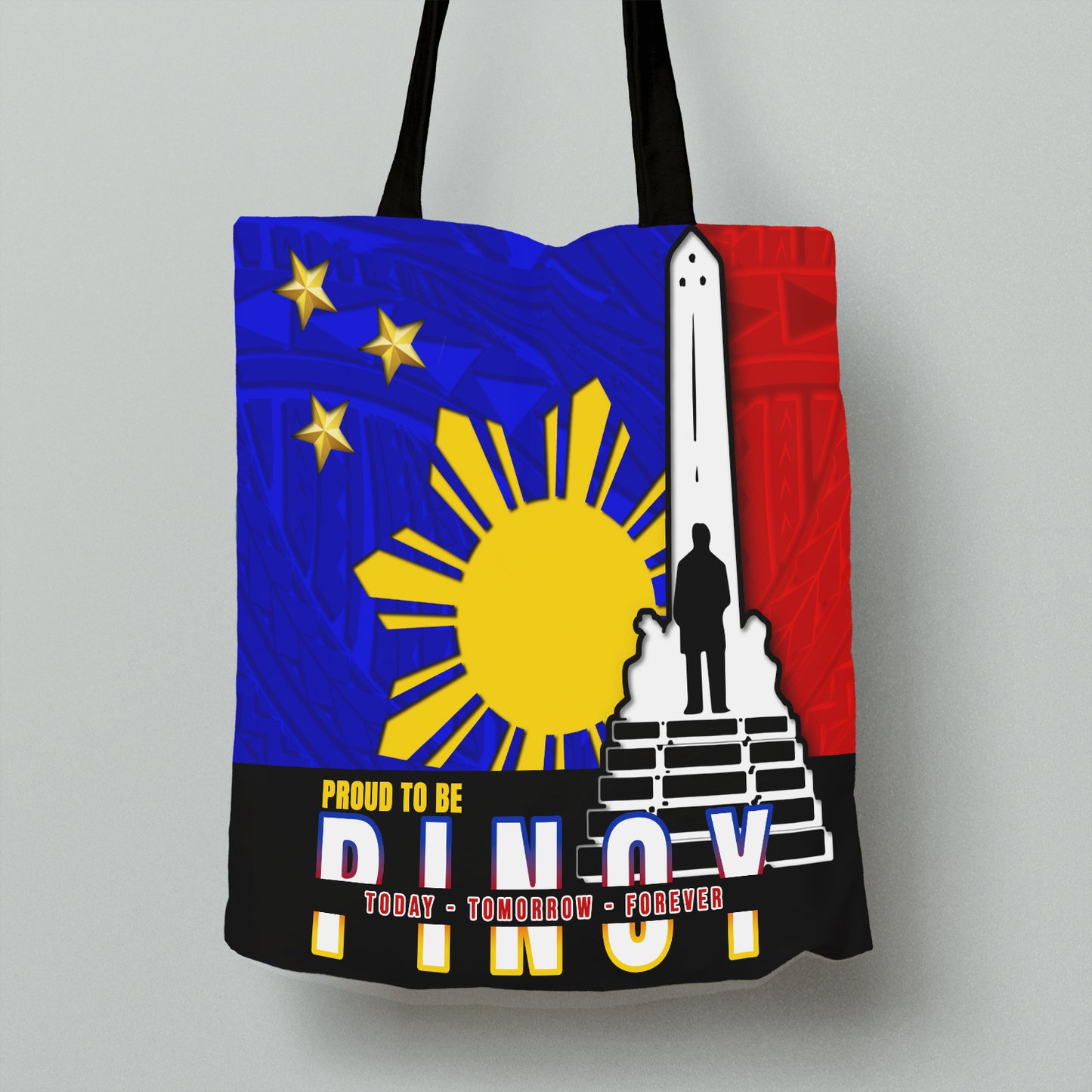 Philippines Filipino Proud To Be Pinoy Rizal Park Tote Bags