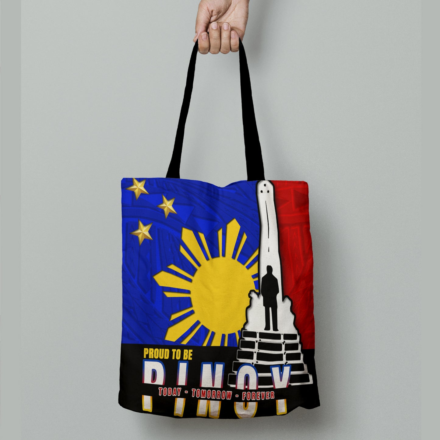 Philippines Filipino Proud To Be Pinoy Rizal Park Tote Bags