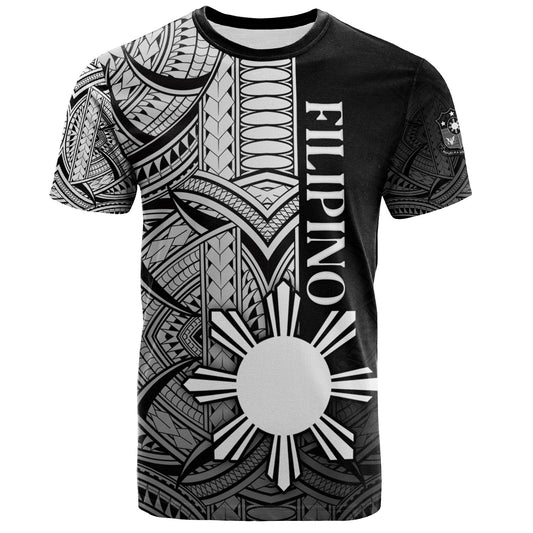 Philippines Filipinos T-Shirt Cool Filipino Tribal Tatau Style