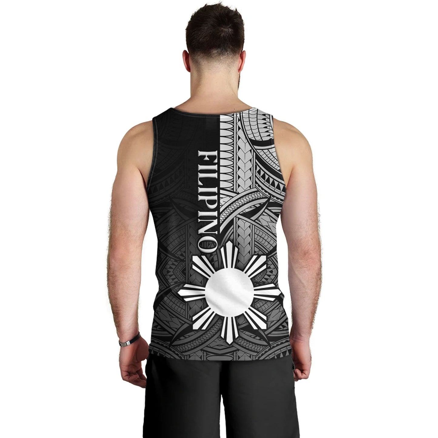 Philippines Filipinos Tank Top Cool Filipino Tribal Tatau Style