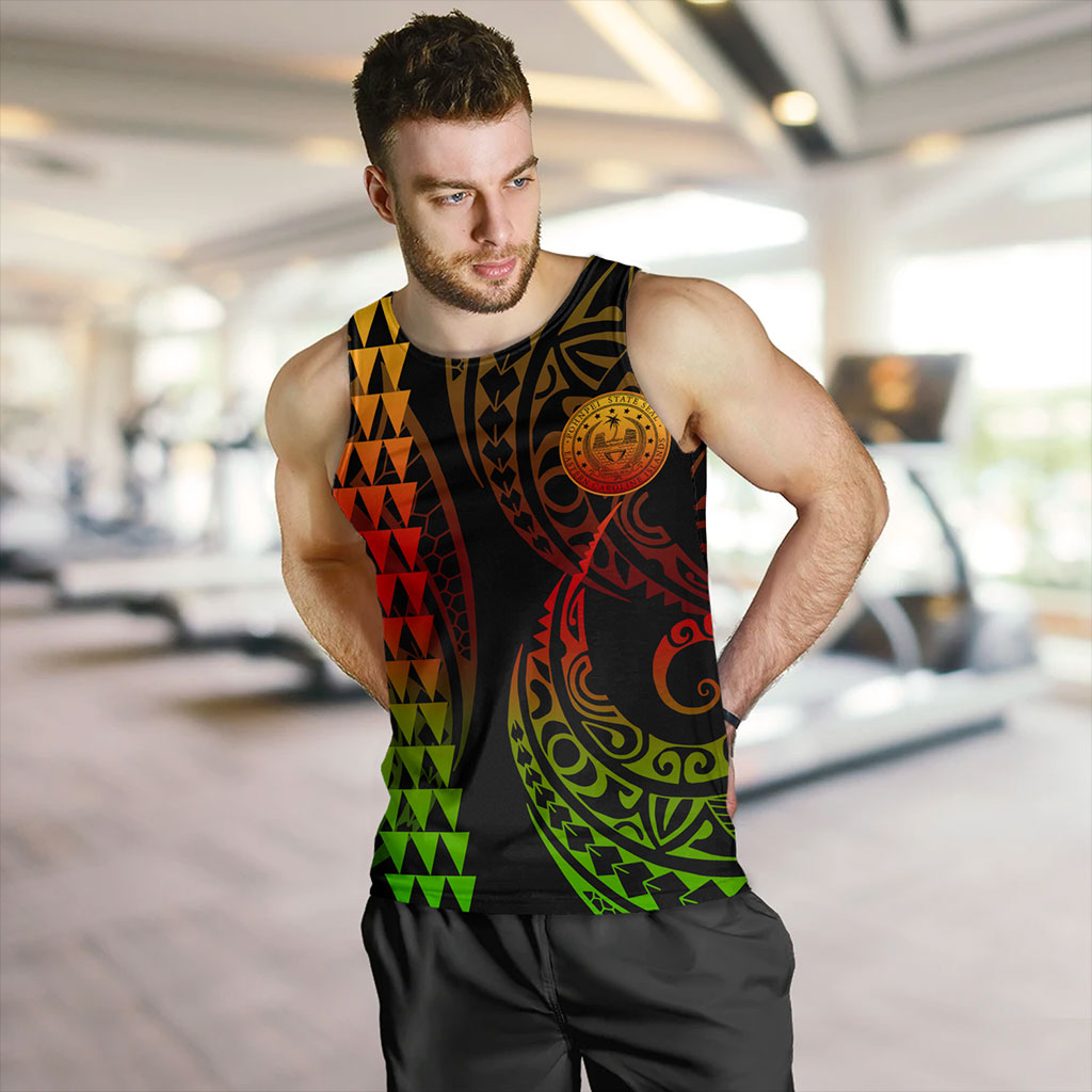 Pohnpei State Tank Top Kakau Style
