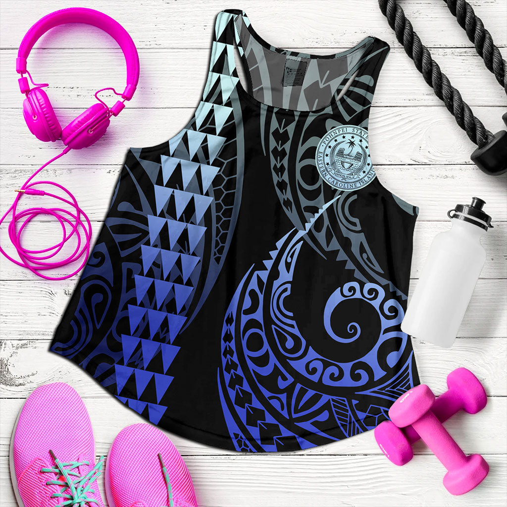 Pohnpei State Women Tank Kakau Style