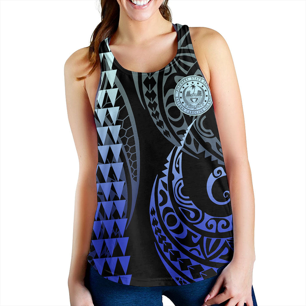 Pohnpei State Women Tank Kakau Style