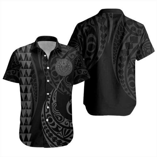 Pohnpei State Short Sleeve Shirt Kakau Style