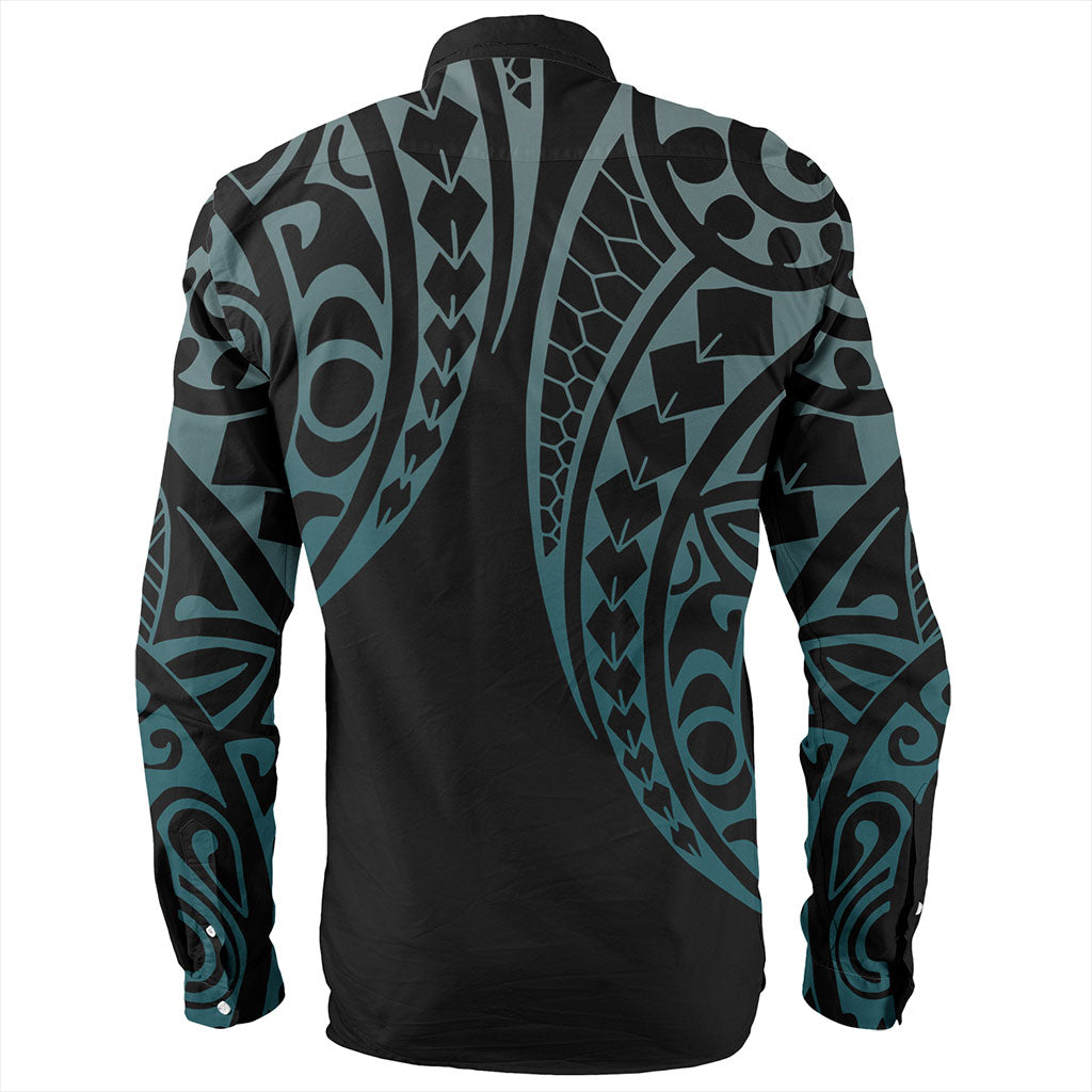 Pohnpei State Long Sleeve Shirt Kakau Style Ver.1