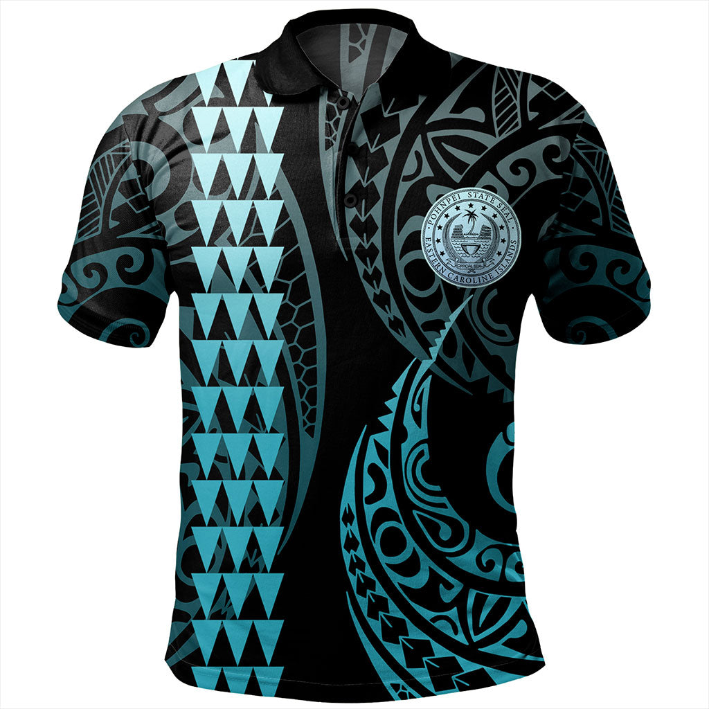 Pohnpei State Polo Shirt Kakau Style Ver.1