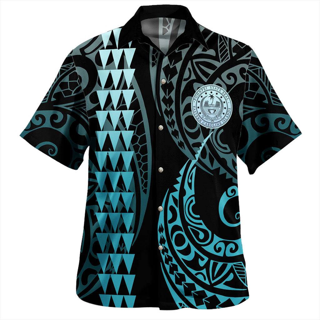 Pohnpei State Hawaiian Shirt Kakau Style Ver.1