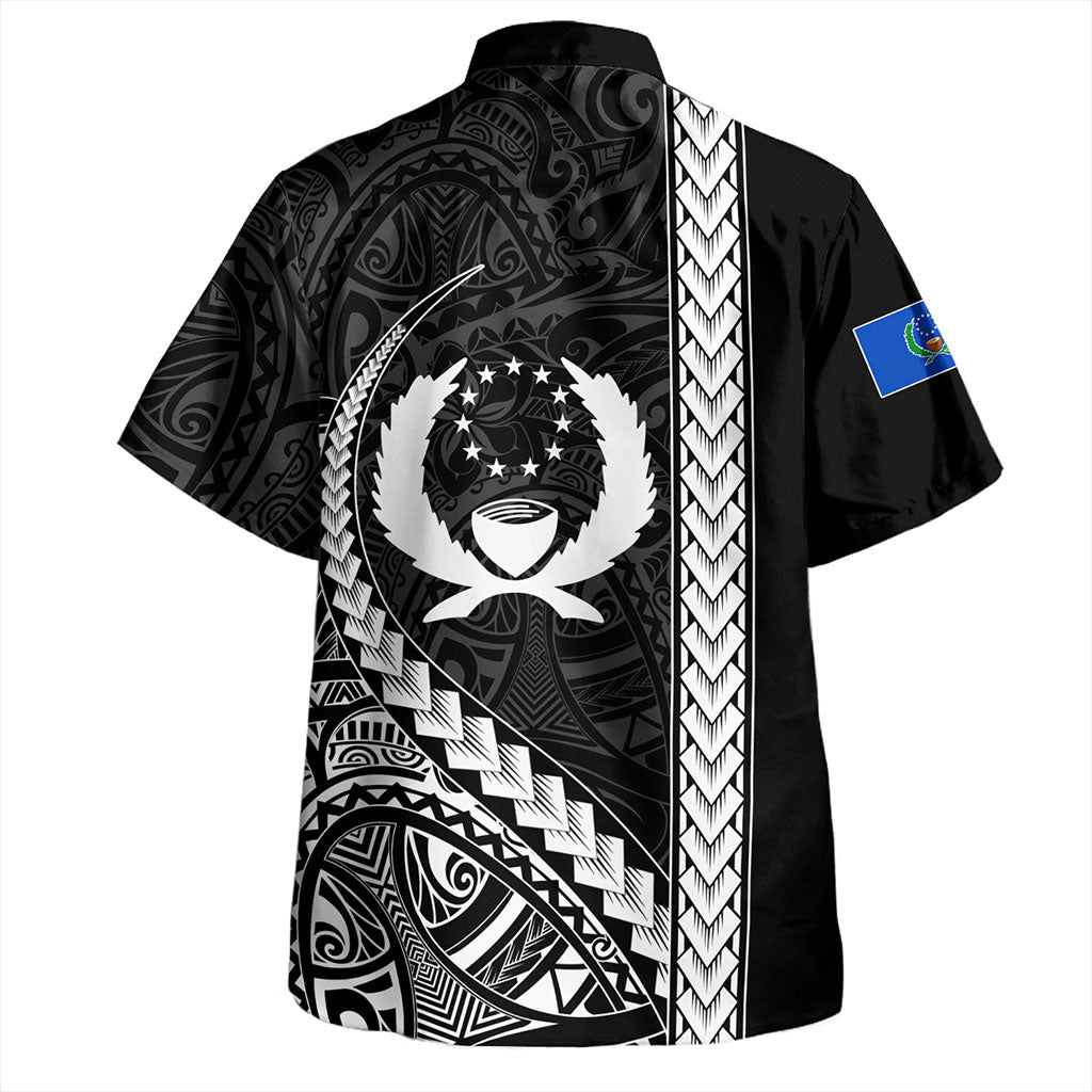 Yap State Hawaiian Shirt Tribal Micronesian Coat Of Arms