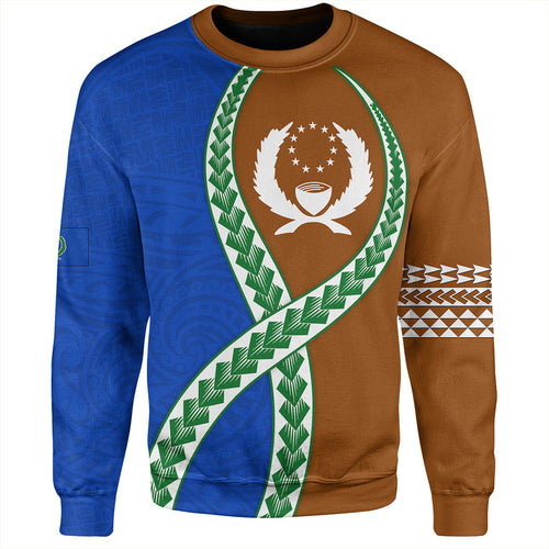 Pohnpei State Sweatshirt Tribal Polynesian In My Heart