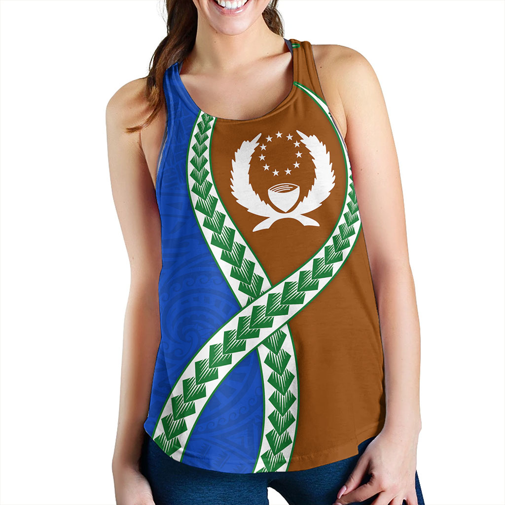 Pohnpei State Women Tank Tribal Polynesian In My Heart
