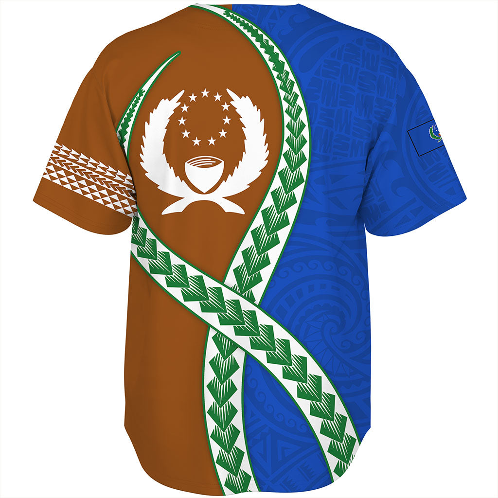 Pohnpei State Baseball Shirt Tribal Polynesian In My Heart