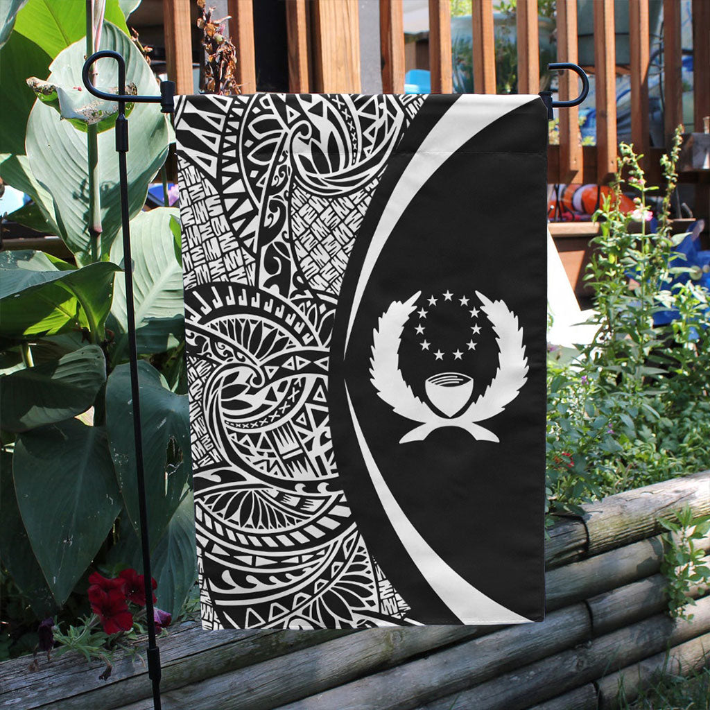 Pohnpei State Garden Flag Lauhala Circle White