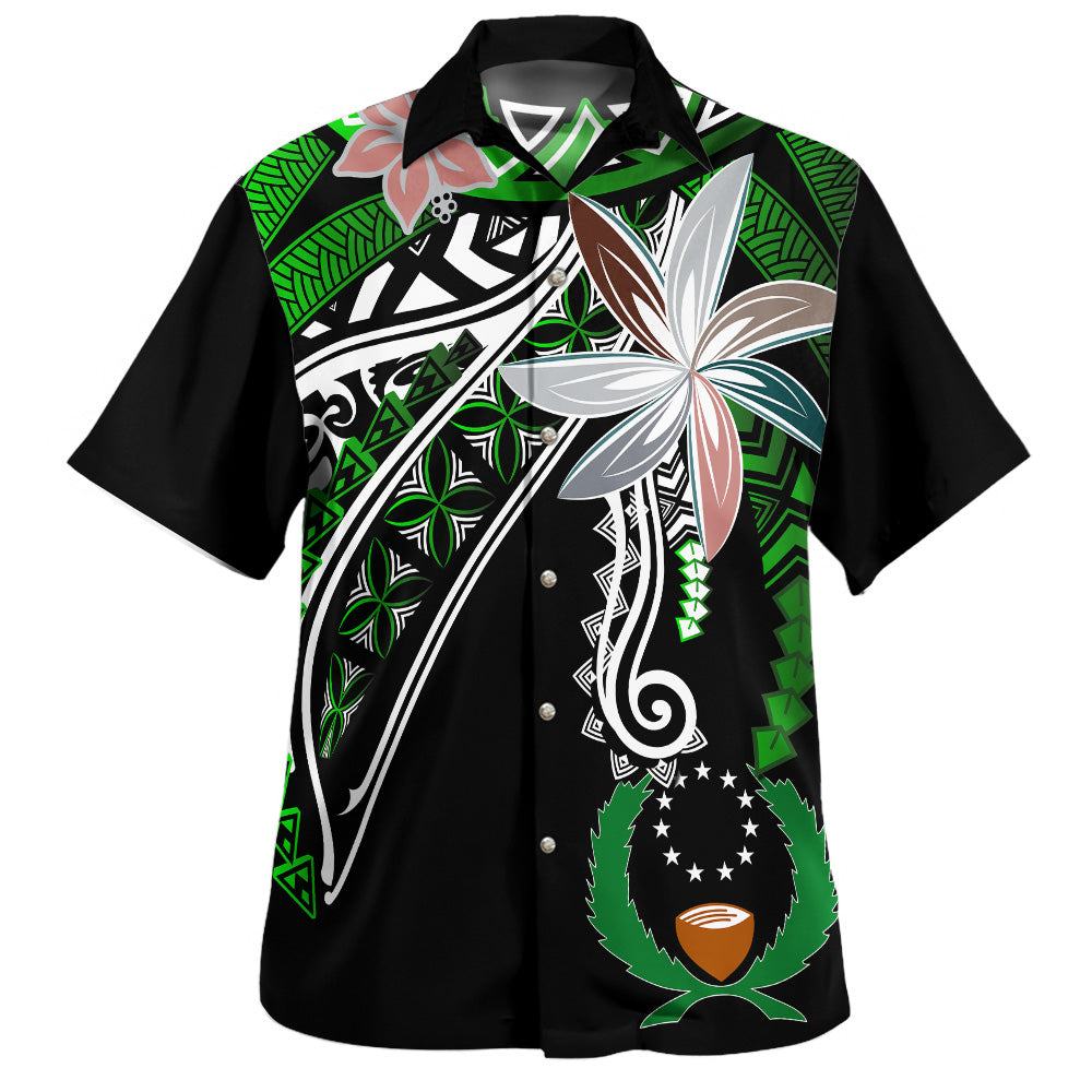 Yap State Hawaiian Shirt Custom Personalised Fanciful Forest Green