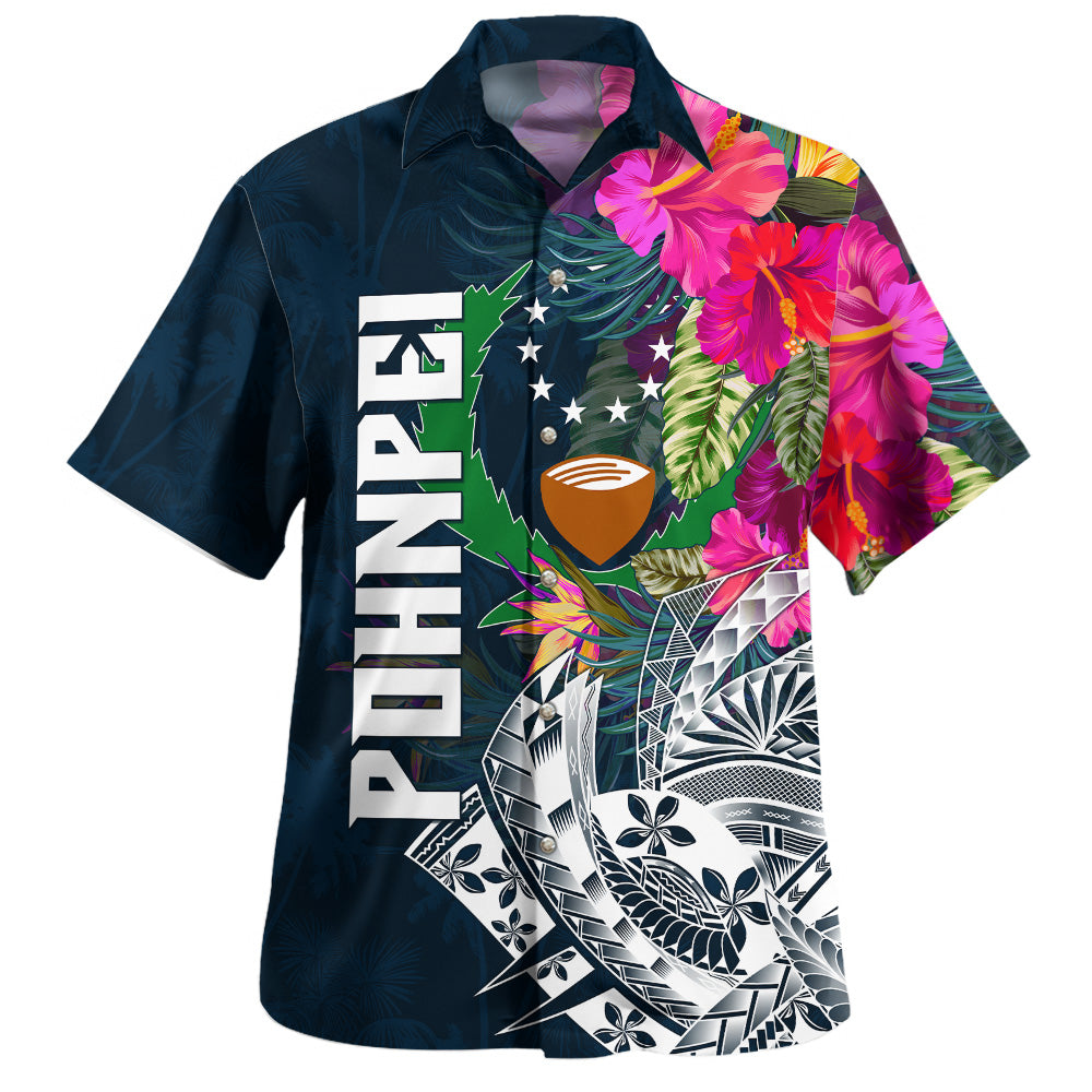 Yap State Hawaiian Shirt Custom Personalised Polynesian Summer Vibes