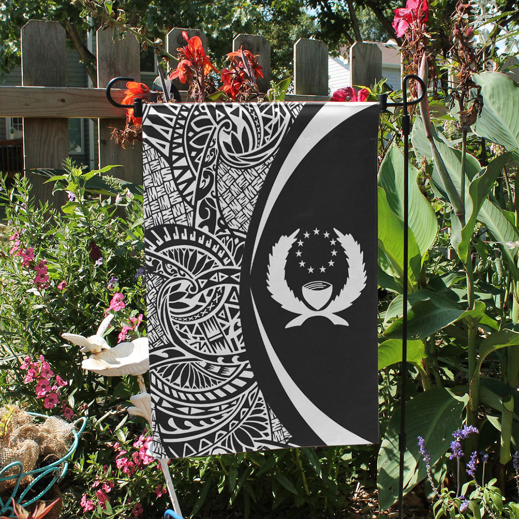 Pohnpei State Garden Flag Lauhala Circle White