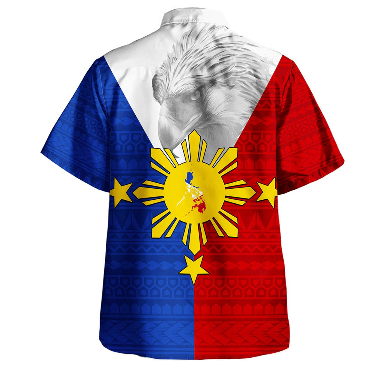 Philippines Filipinos Hawaiian Shirt Polynesia Tribal Flag Eagles