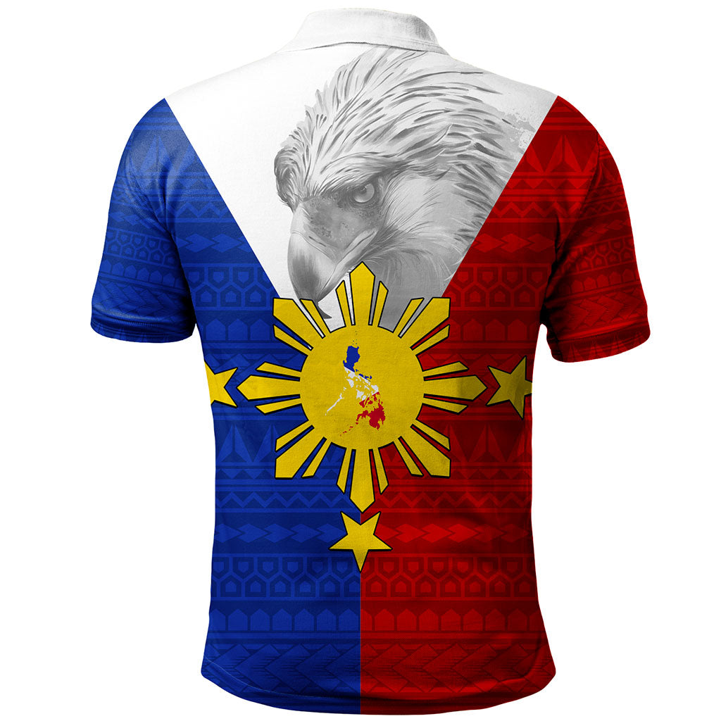 Philippines Filipinos Polo Shirt Polynesia Tribal Flag Eagles