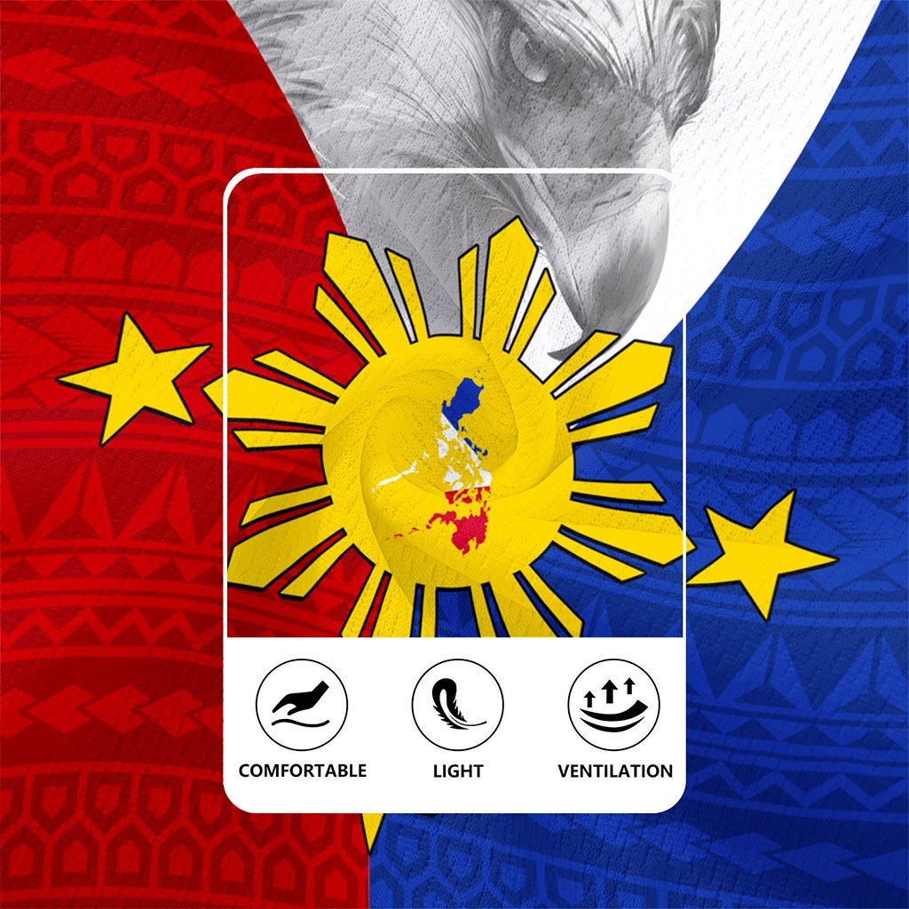 Philippines Filipinos Rugby Jersey Polynesia Tribal Flag Eagles