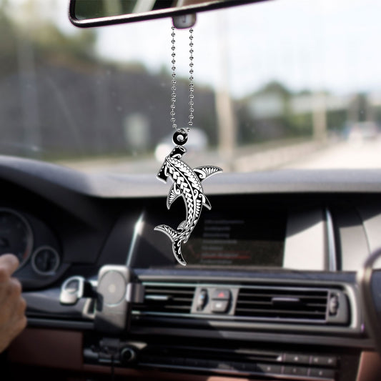 Hawaii Car Hanging Ornament Polynesia Tribal Shark Tattoo