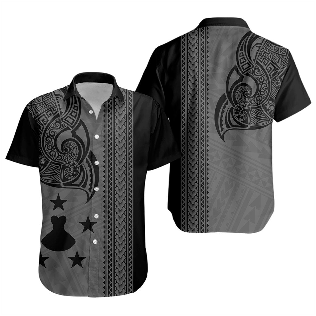 Austral Islands Short Sleeve Shirt Polynesian Coat Of Arms Tribal Tattoo