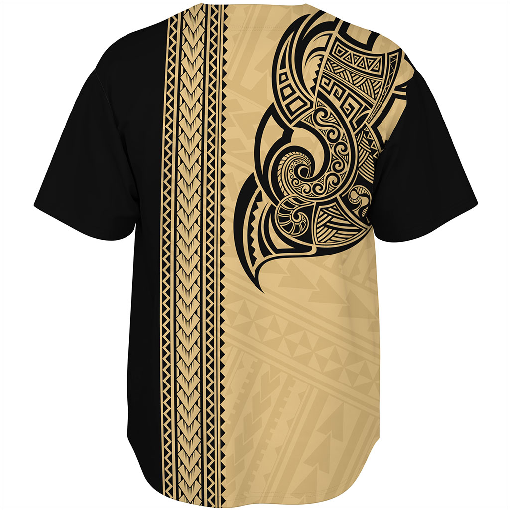 Chuuk State Baseball Shirt Polynesia Coat Of Arms Tribal Tattoo
