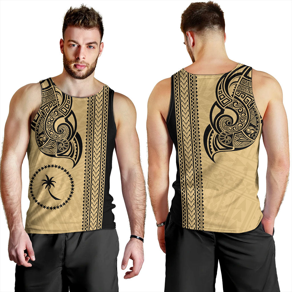 Chuuk State Tank Top Polynesia Coat Of Arms Tribal Tattoo