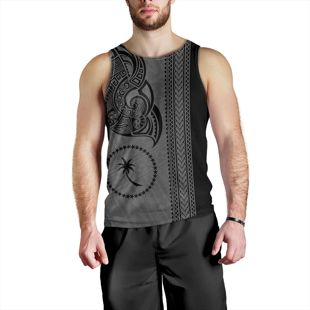 Chuuk State Tank Top Polynesia Coat Of Arms Tribal Tattoo