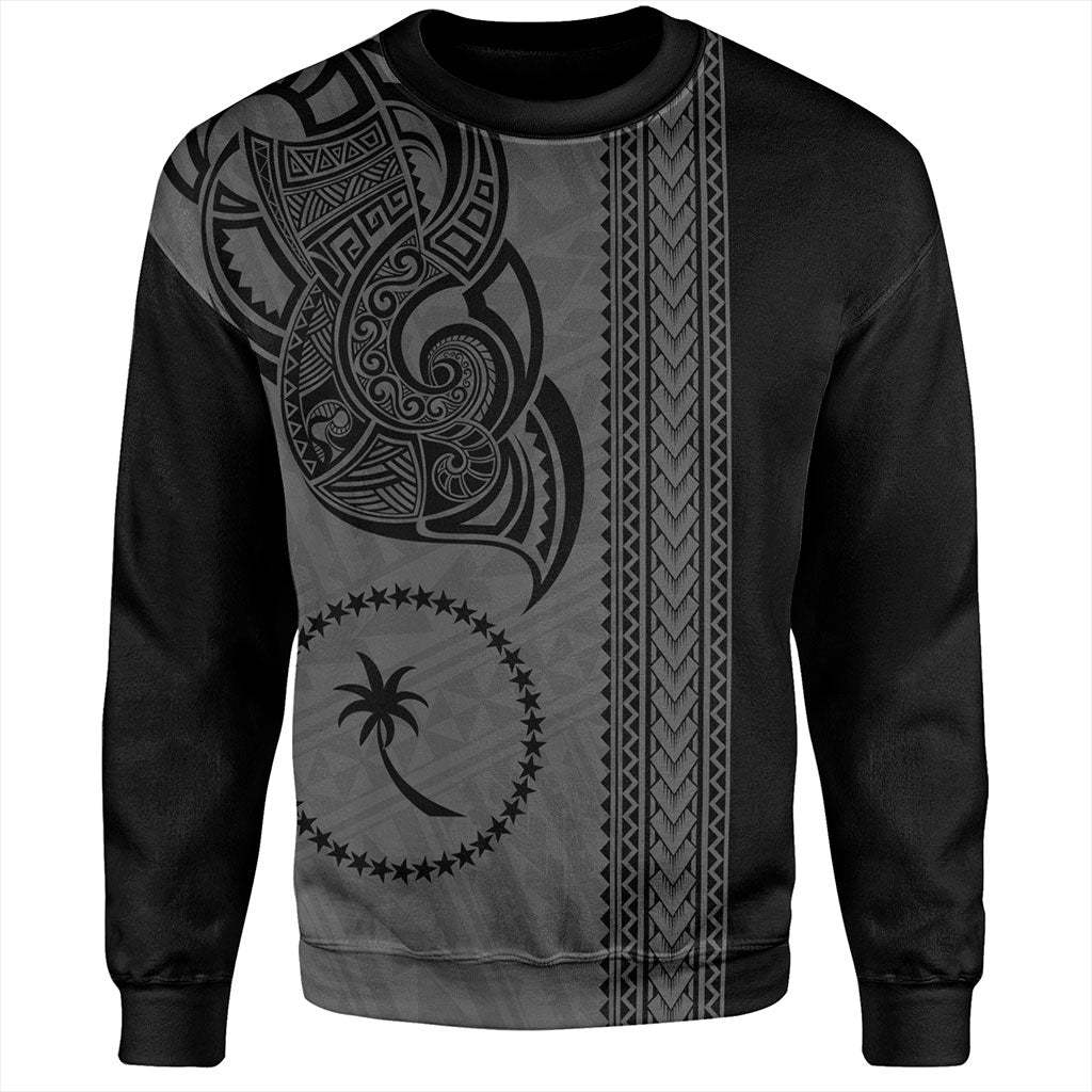 Chuuk State Sweatshirt Polynesia Coat Of Arms Tribal Tattoo