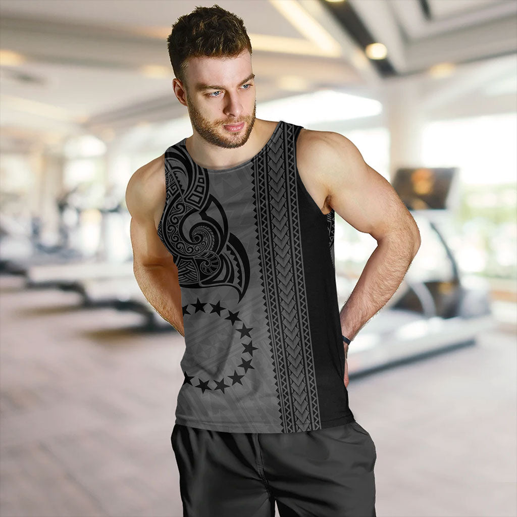 Cook Islands Tank Top Polynesian Coat Of Arms Tribal Tattoo