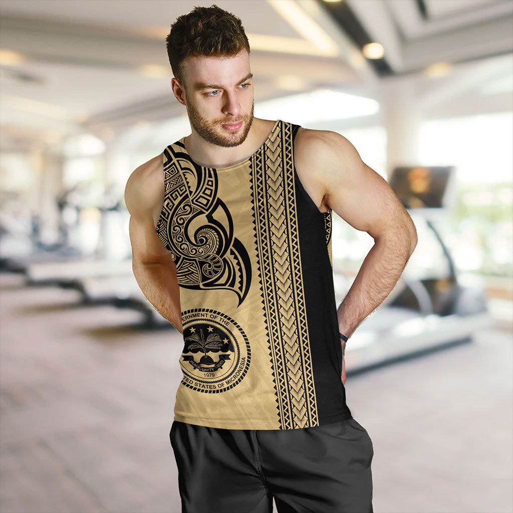 Federated States Of Micronesia Tank Top Polynesia Coat Of Arms Tribal Tattoo