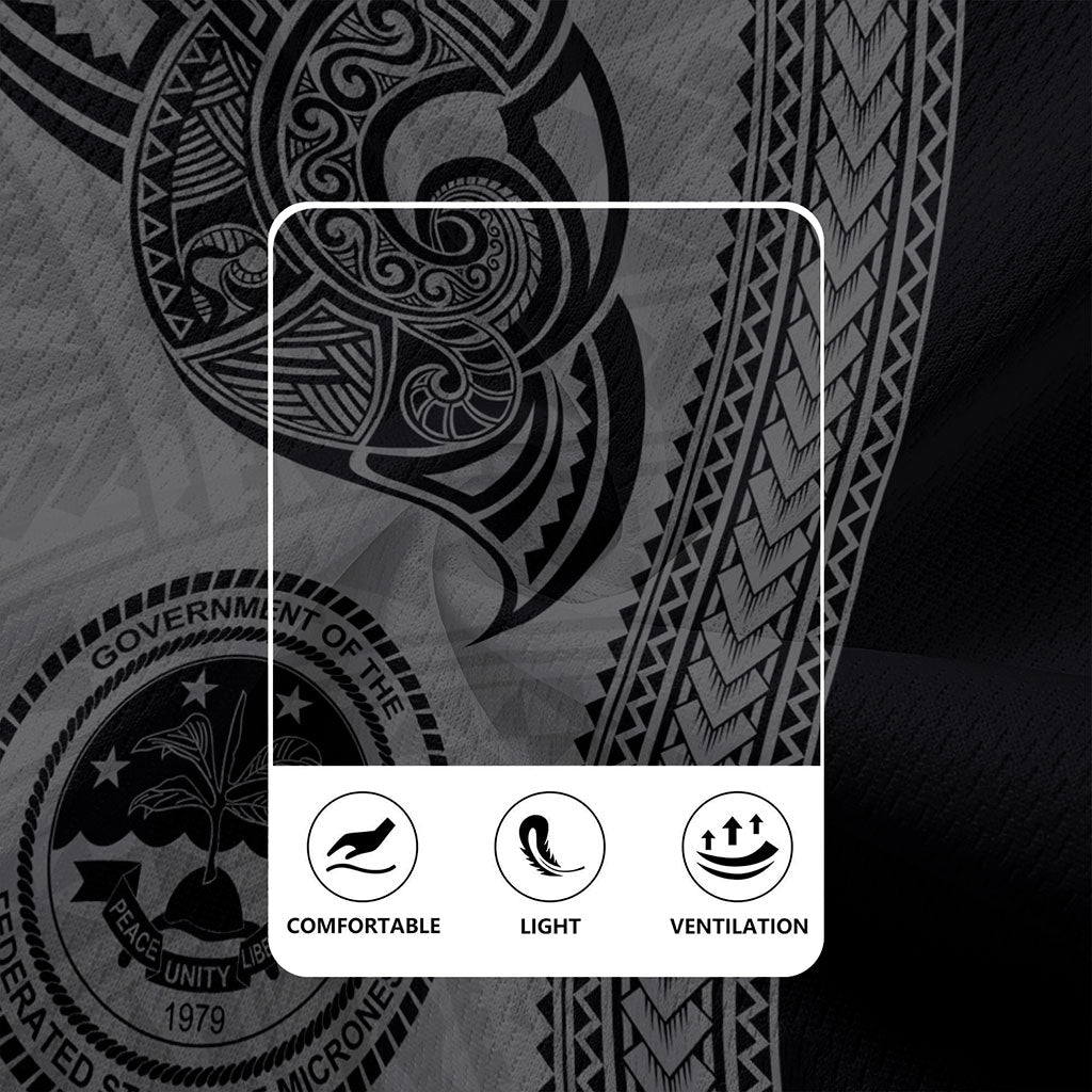 Federated States Of Micronesia Rugby Jersey Polynesia Coat Of Arms Tribal Tattoo