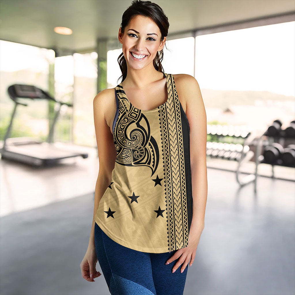 Gambier Islands Women Tank Polynesian Coat Of Arms Tribal Tattoo