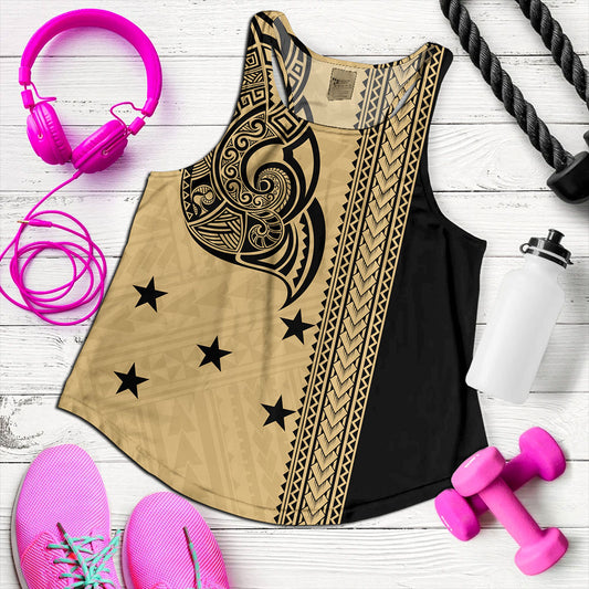Gambier Islands Women Tank Polynesian Coat Of Arms Tribal Tattoo