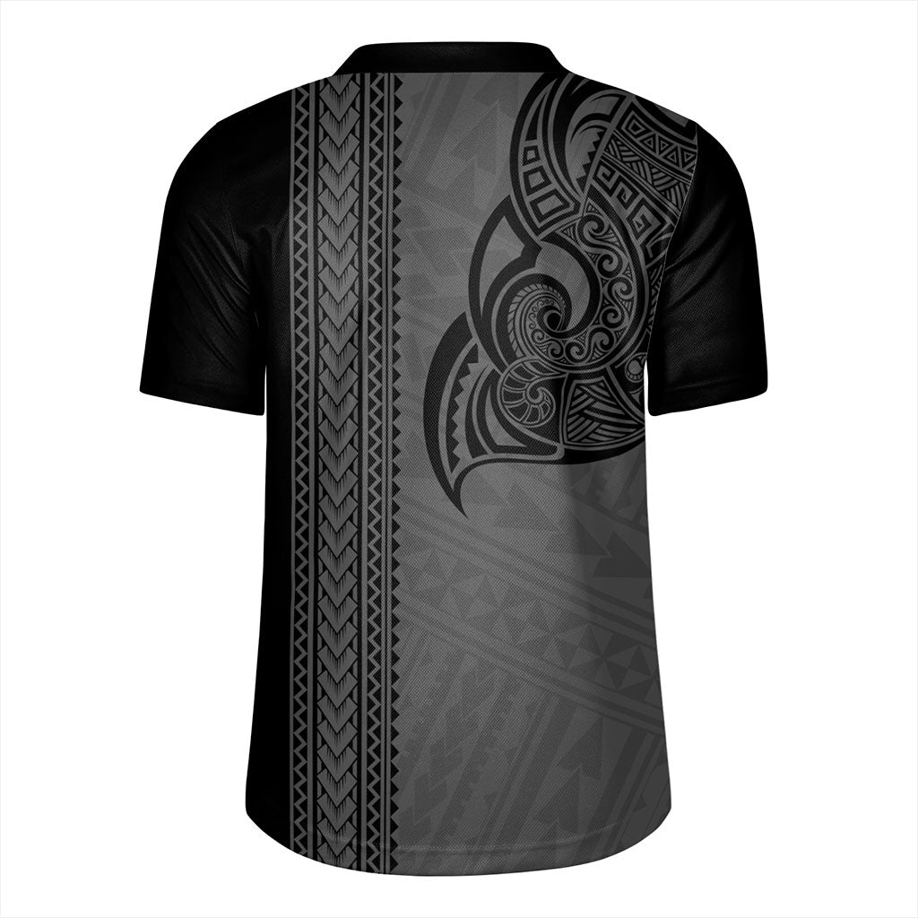 Gambier Islands Rugby Jersey Polynesian Coat Of Arms Tribal Tattoo