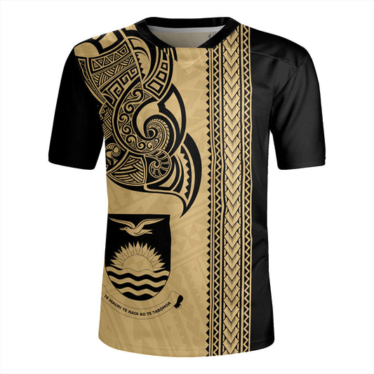 Kiribati Rugby Jersey Polynesia Coat Of Arms Tribal Tattoo